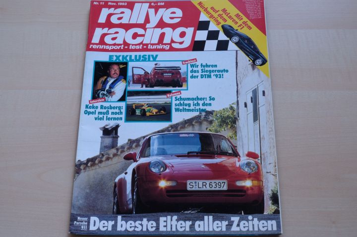 Deckblatt Rallye Racing (11/1993)